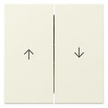 GIRA 329401 Wippe 2fach Pfeil System 55 Cremeweiß glänzend