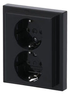 BJ 202 EUJB-81 SCHUKO® Doppelsteckdose volle Abdeckung EBS