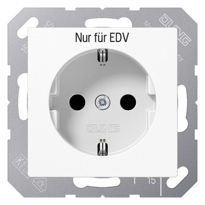 Jung A1520EDVWW SCHUKO Steckdose EDV Serie A/AS alpinweiß