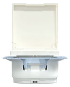 Mert MEG 2314-0319 SCHUKO-Steckdose BRS Klappd. IP44 StK polarweiß glänz. Sys.M
