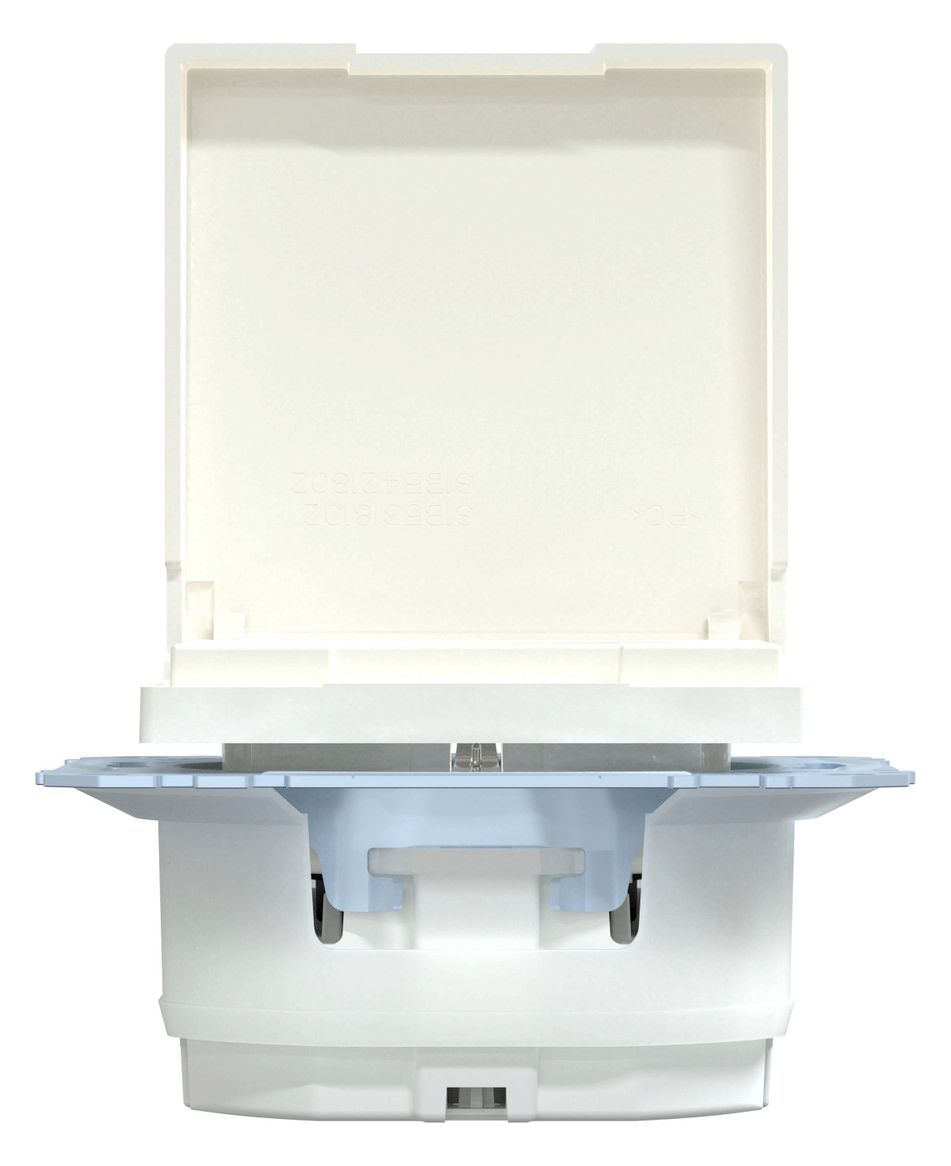 Mert MEG 2314-0319 SCHUKO-Steckdose BRS Klappd. IP44 StK polarweiß glänz. Sys.M
