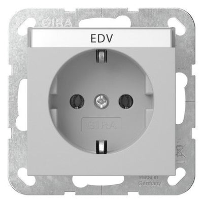 GIRA 4457015 SCHUKO-Steckdose BSF System 55 Grau matt (lackiert)