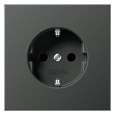 Jung AL1520NKIAN SCHUKO Steckdose o.Kralle erh.Ber. LS Aluminium anthrazit