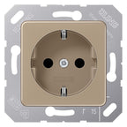 Jung CD5120BFBB SCHUKO Steckdose f.Klappdeckel bruchsicher bronze-beige