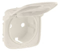 Legrand 754846 Abdeckung Schuko Steckdose Klappd. Valena Allure mandelw.
