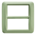 GEWISS GW22547 Abdeckrahmen System Top 8M Venedig Grün