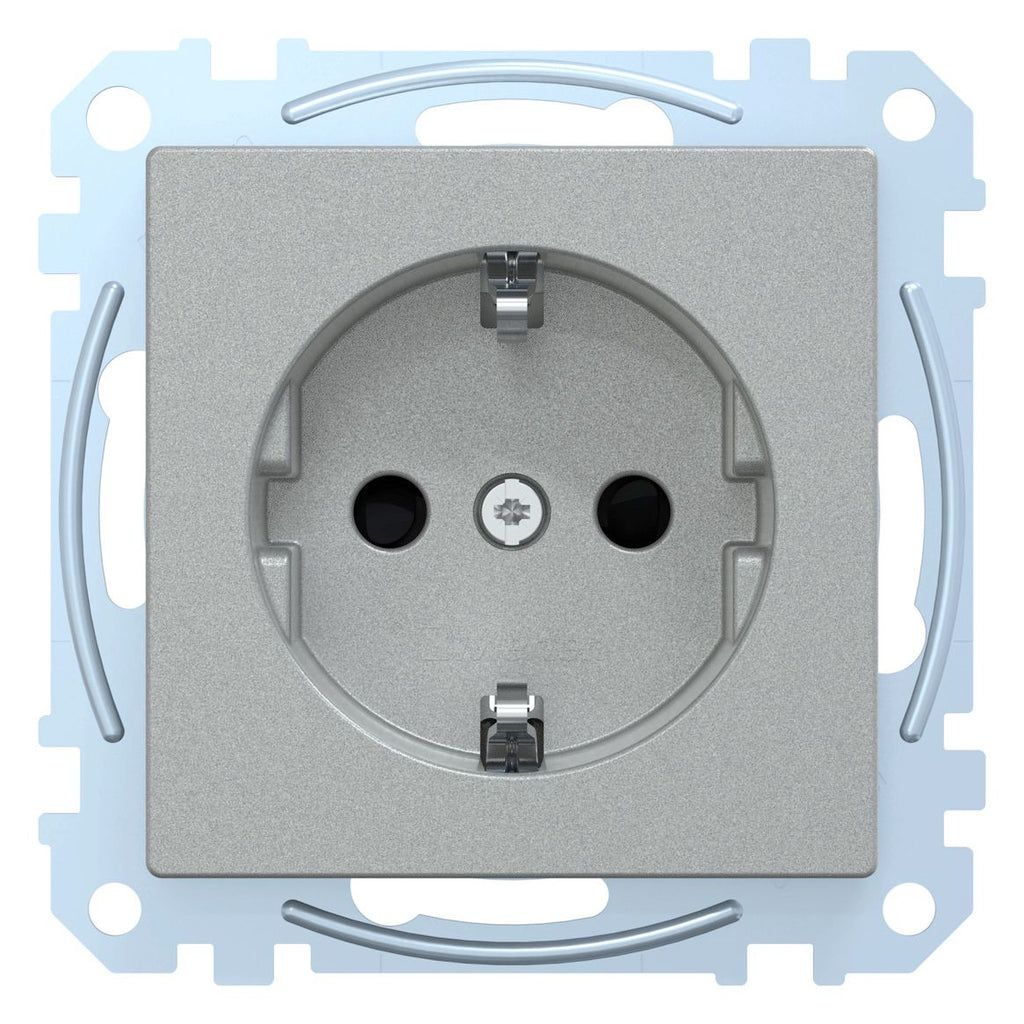 Mert MEG 2350-0460 SCHUKO-Steckdose+Kz Computer BRS StK aluminium System M