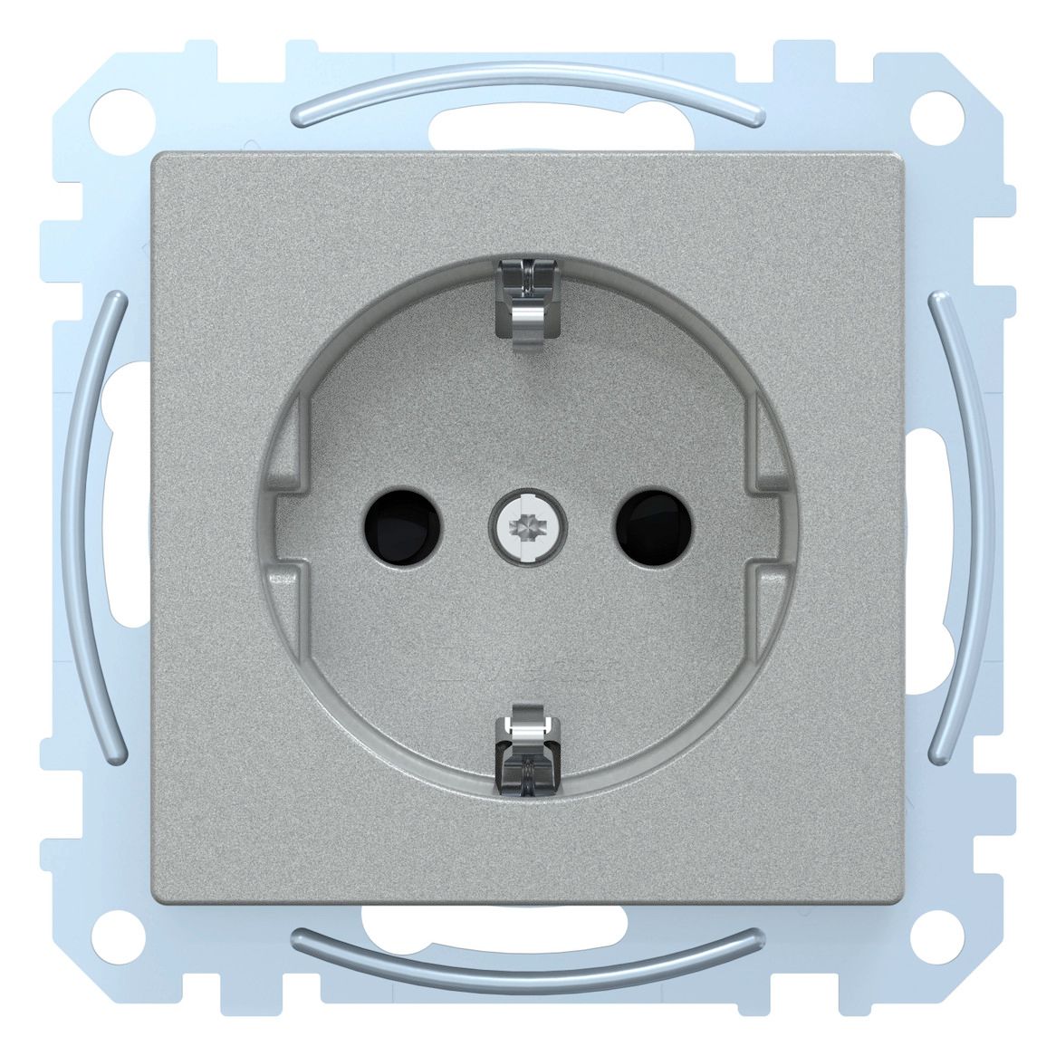 Mert MEG 2350-0460 SCHUKO-Steckdose+Kz Computer BRS StK aluminium System M