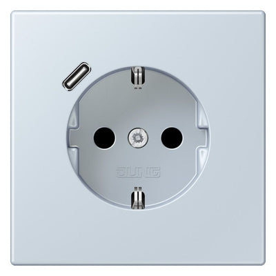 Jung LC1520-18C209 SCHUKO-Steckd.m.USB Typ C LC32023