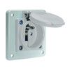 Bals 71122 Schuko-Anbausteckdose QC 16A 3p IP54 grau belg./franz.