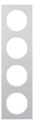 Berker 10142274 Rahmen 4fach R.3 Alu/polarweiß