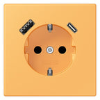 Jung LC1520-15CA254 SCHUKO-Steckd.m.USB Typ AC LC4320L