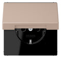 Jung LC1520BFKIKL240 SCHUKO Steckd.KI m. Klappdeckel LC32131