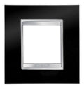 GEWISS GW16222TN Abdeckrahmen LUX International 2M Tonerschwarz