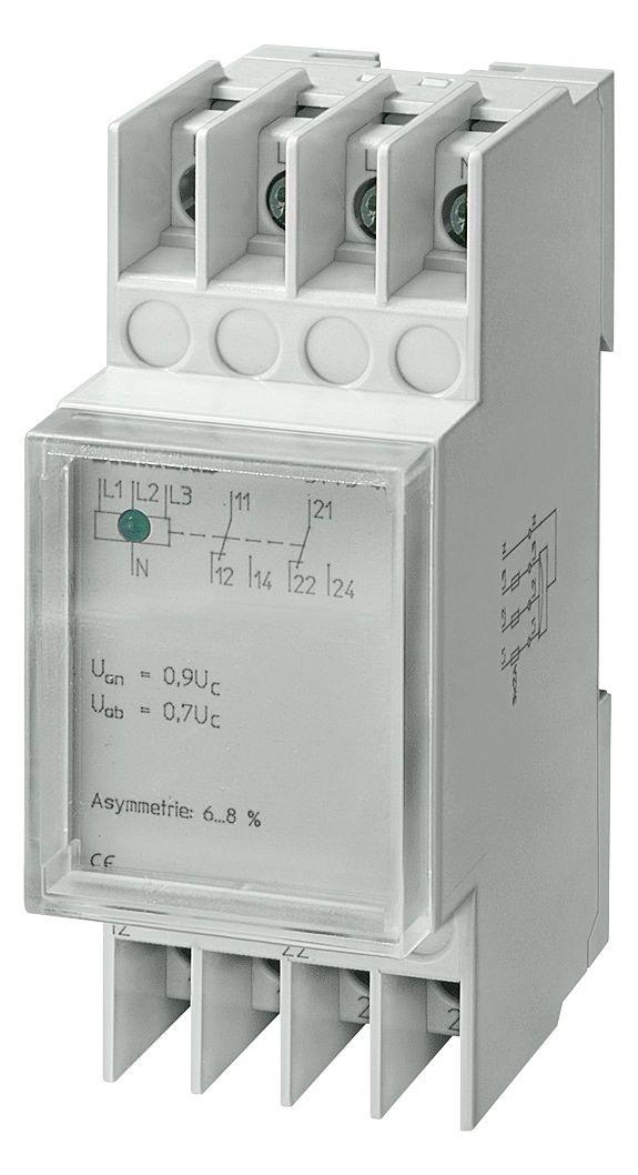 Siemens 5TT3405 Spannungsrelais AC230/ 400V 2W 0,85/0,95 asym. m.Klarsichtkappe