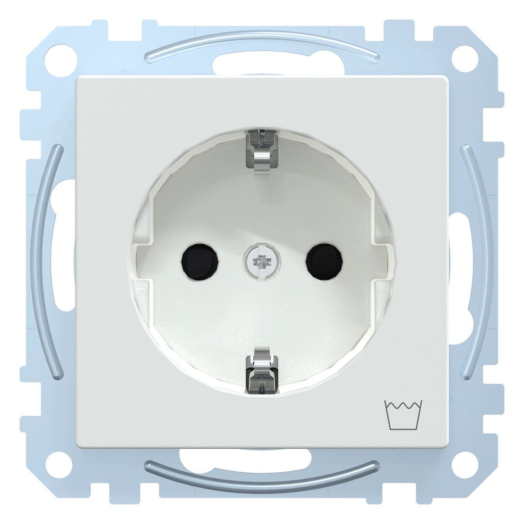Mert MEG 2352-0325 SCHUKO-Steckdose+Kz Waschmaschine BRS StK aktivweiß gl.Sys.M