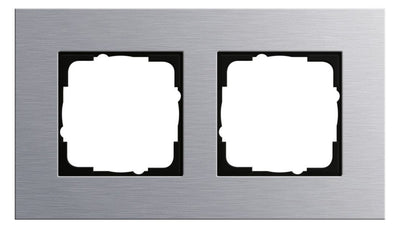 GIRA 021217 Abdeckrahmen 2fach Esprit Aluminium (eloxiert)