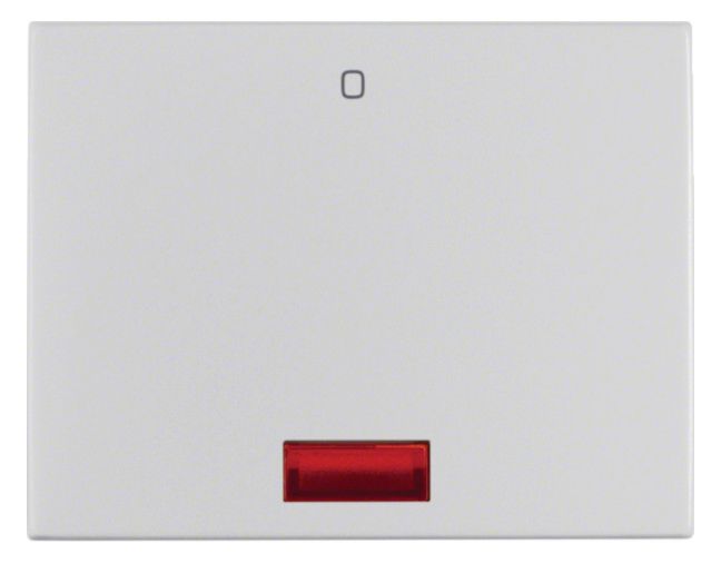 Berker 14177103 Wippe m.Linse rot+ Aufdruck 0 K.5 Alu