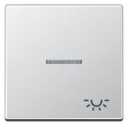 Jung A590KO5LAL Wippe Symbol Licht m.Lichtleiter Serie A aluminium