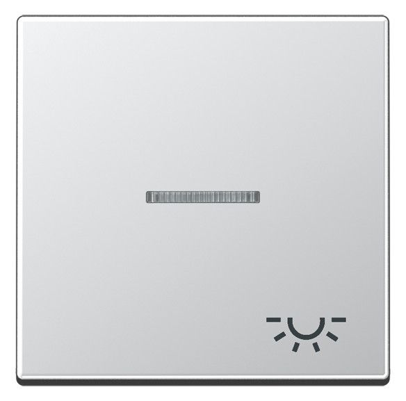 Jung A590KO5LAL Wippe Symbol Licht m.Lichtleiter Serie A aluminium