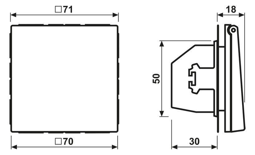 Jung LC1520NBFKL260 SCHUKO Steckd.m.Klappdeckel LC4320S