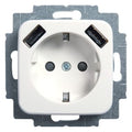 BJ 20 EUCB2USB-214 SCHUKO-/2x USB-Steckdose