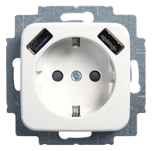 BJ 20 EUCB2USB-214 SCHUKO-/2x USB-Steckdose