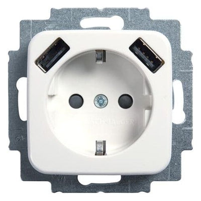 BJ 20 EUCB2USB-214 SCHUKO-/2x USB-Steckdose