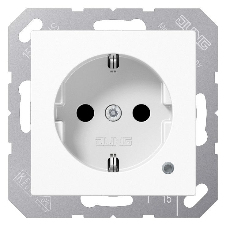 Jung A 1520 BFKO WW SCHUKO-Steckdose 16 A 250 V ~ Berührungsschutz