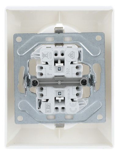 BJ 202 EUJB-914 SCHUKO® Doppelsteckdose volle Abdeckung EBS