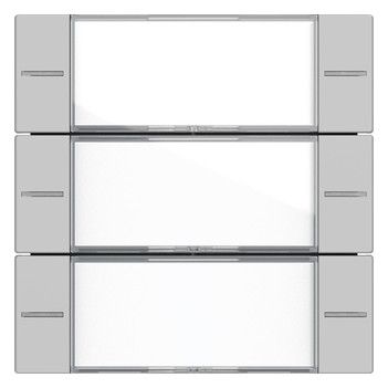 GIRA 5773015 Wippenset 3f BSF Tastsens.4 System 55 Klar/Grau matt (lackiert)