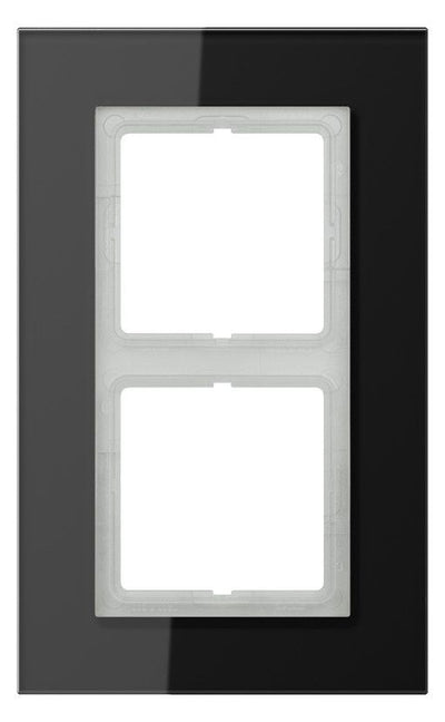 Jung LSP982GLSW Glasrahmen 2fach LS plus schwarz