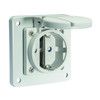 Bals 7110909 Schuko-Anbausteckdose ger. QC 16A 3p IP54 grau ortsfest erh.Ber.sch