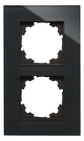 Kopp 405405004 HK07 Glas Abdeckrahmen 2f schwarz