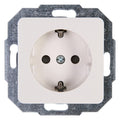 Kopp 915013085 MILANO Schuko Steckdose erh.Ber.schutz weiß