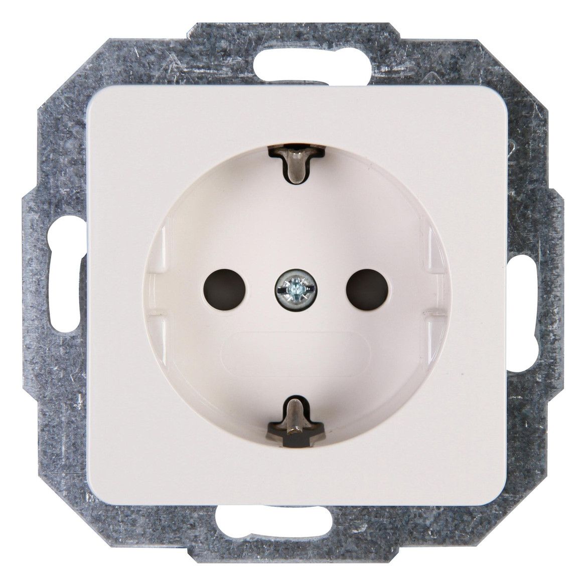 Kopp 915013085 MILANO Schuko Steckdose erh.Ber.schutz weiß