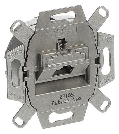 BJ 0218/11-101 UAE-Anschlussdosen Kat.6 1f metall