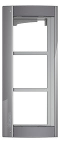 BTicino 350233 Abdeckrahmen 3M m.Träger f.Türstation SFERA Aluminium Allstreet