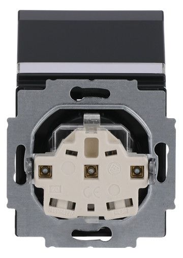 BJ 20 EUKNB-81 SCHUKO Steckdosen-Einsatz anthrazit future linear