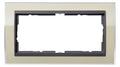 GIRA 1002778 Abdeckrahmen 2f o.Mittelst. Zwischenrahmen AN Event Klar Sand