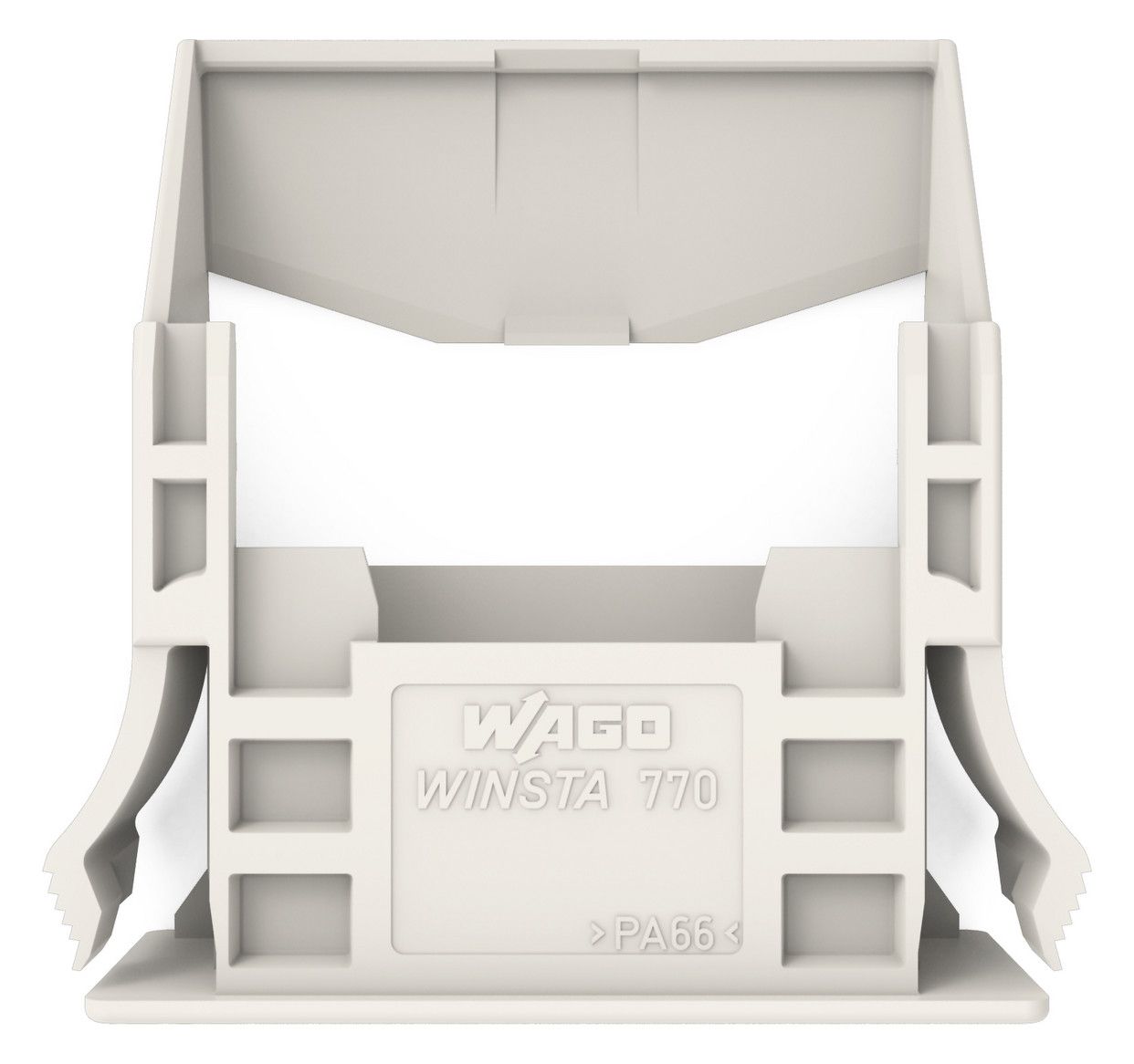 WAGO 770-338 Snap-In-Rahmen,3-polig,1,0 … 3,0mm, weiß