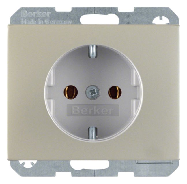 Berker 41157004 Steckdose SCHUKO K.5 Edelstahl Rostfrei