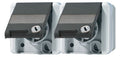 Jung 8220NAWSLTS SCHUKO® 2fach-Steckd.m. SL u.TS waag.