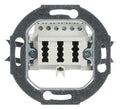 BJ 0243/04 TAE-Anschlussdose 3x6 NFN alpinweiss