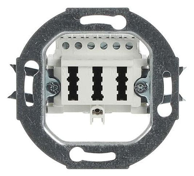 BJ 0243/04 TAE-Anschlussdose 3x6 NFN alpinweiss