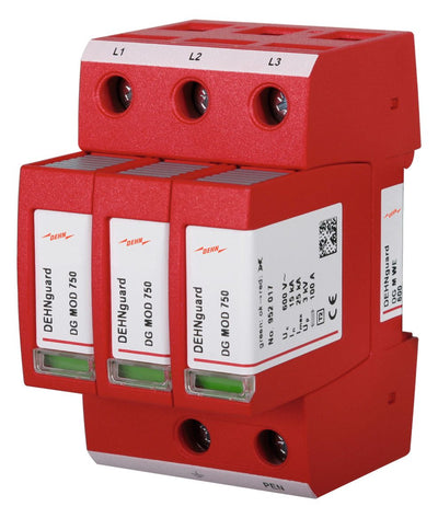 Dehn 952302 DGMWE600 Überspannungsabl. Typ2 DEHNguard M 3-pol f.TN-C-Systeme