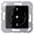 Jung CD5120BFSW SCHUKO Steckdose f.Klappdeckel bruchsicher schwarz