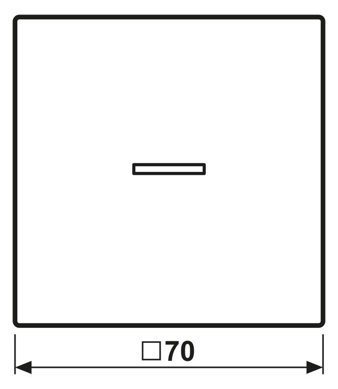 Jung LS990KO5T Wippe Symbol Tür m.Lichtleiter weiß