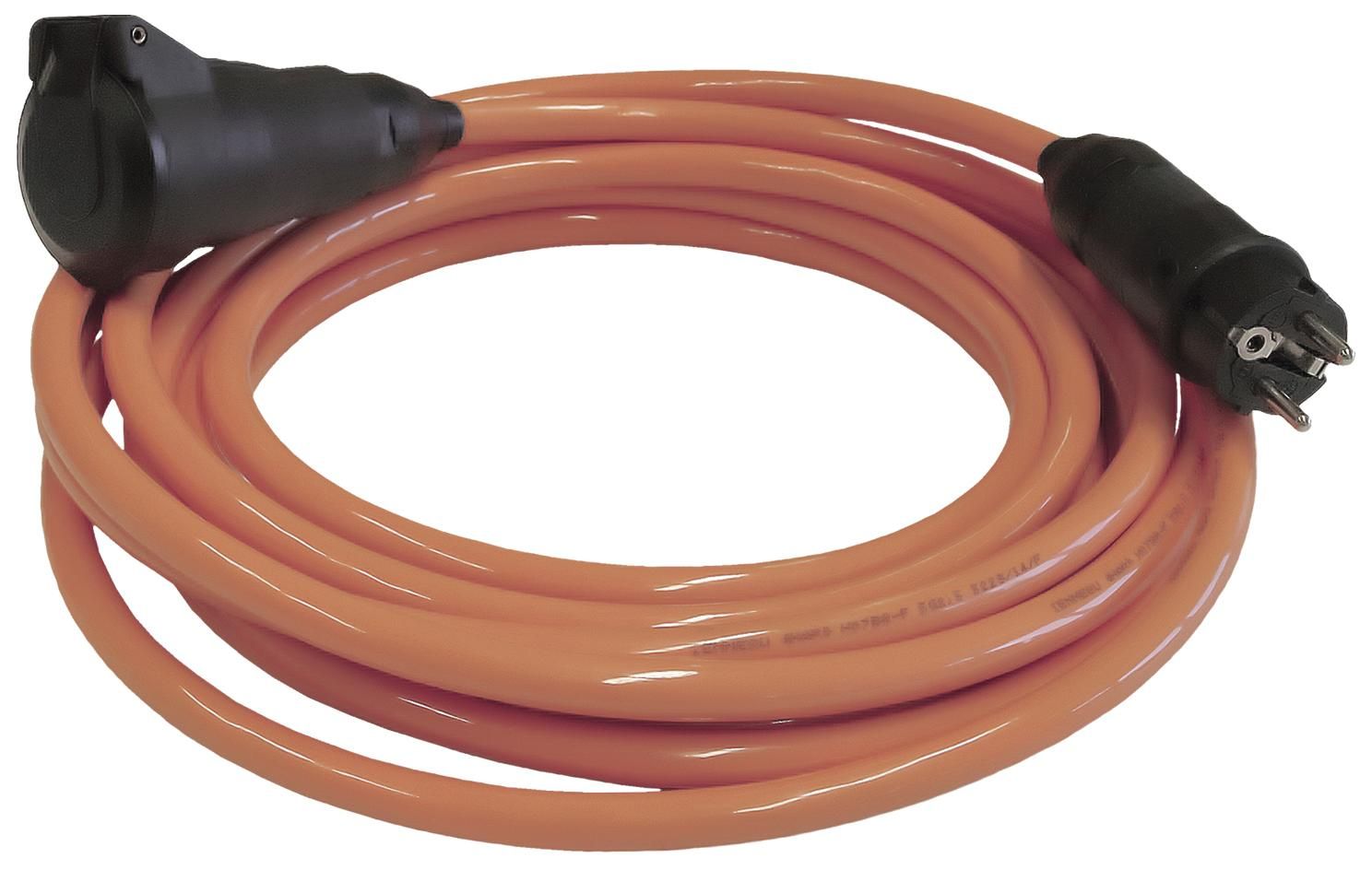 Walther 39100302250073 Schuko-LtgStecker u.Kupplung 16A 3P 250V IP54 25m H07BQ-F