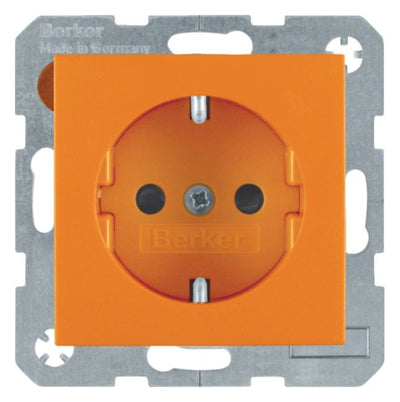 Berker 41431914 Steckdose SCHUKO S.1/B.3/B.7 orange matt
